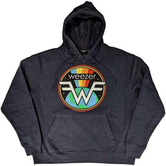 Weezer Unisex Pullover Hoodie Sweatshirt Symbol Logo (Small)