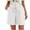 White, variant on Wide Leg Shorts Denim Women's Wide Leg Shorts Fashion Comfy Drawstring Elastic Waist Loose Shorts Lightweight Faux Linen Shorts with Pockets ,Red,S