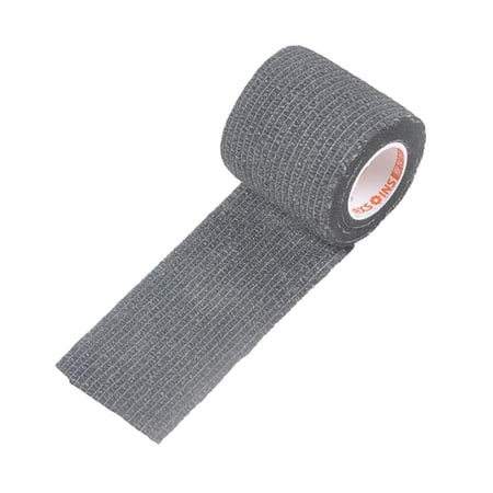 Wswqop 5cm Self Adhesive Elastic Tape Wrap for First Aid Black
