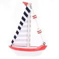thumbnail image 5 of BIMZUC Mini Decorative Sailing Boat Model Wooden Sailboat Desktop Decoration for Home Ornament Mediterranean Style Nautical Decor Figurine Knick-Knack 5.91 inches / 15 cm, 5 of 8