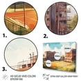 thumbnail image 3 of DESIGN ART Designart "Soccer Field Adventures Ii" Cottage Landscape Wall Decor 44 in. wide x 34 in. high, 3 of 5