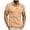 Khaki, variant on Large T Shirt Men, Men's Fashion Casual Color Button Short Sleeve Turndown Collar Blouse