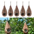 thumbnail image 1 of Casitas para pájaros de colibrí DYNWAVEMX Nido de pájaro de paja tejida a mano, 1 of 8