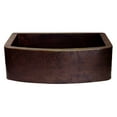 thumbnail image 2 of Novatto REDONDEADO Copper Curved Kitchen Sink, Antique, 2 of 2