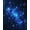 Blue, Pattern 2, variant on Flatwoven High Traffic Area Rug, Galaxy Starry Sky, Non Slip, Stain Resistant, Washable Area Rugs for Living Room, Bedroom(Blue, 2X3)