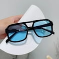 thumbnail image 2 of Gafas de sol de doble haz, gafas de sol cuadradas de moda coreana, retro, de alta calidad, anti-ultravioleta, forma cóncava, salto de discoteca, 2 of 5