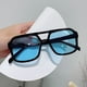 thumbnail image 3 of Gafas de sol de doble haz, gafas de sol cuadradas de moda coreana, retro, de alta calidad, anti-ultravioleta, forma cóncava, salto de discoteca, 3 of 5