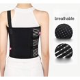 thumbnail image 4 of Rib Brace Broken Rib Belt, Chest Brace Elastic Rib Support Brace for Men and Women, Chest Binder to Reduce Rib Cage Pain(S 25" to 33"), 4 of 5