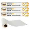 thumbnail image 5 of Parchment Paper Roll 3 Pack Total 12 in x 49 ft Air Fryer Paper Liners Non Stick Oil Proof Heat Resistant Baking Paper with Cutter for Baking Cooking Grilling and Steaming, 5 of 8