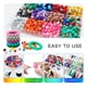 thumbnail image 4 of 50/100 cuentas de silicona de 9/12/15 MM, redondas y sueltas, para hacer joyas, llaveros, collares, pulseras, accesorios de joyería, 4 of 5