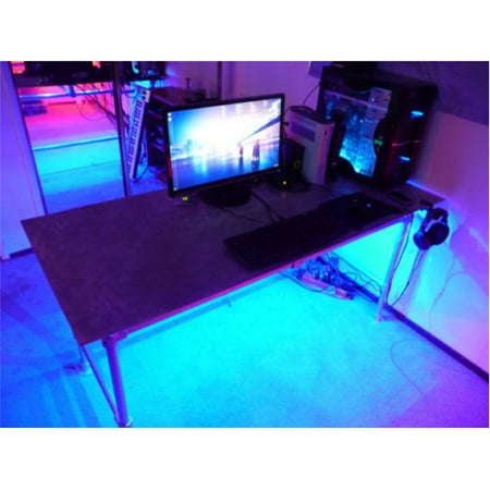 2 5 5m Gaming Computer Desk Led Lights Office Home Room Lighting Remote Walmart Canada