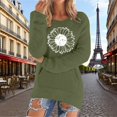 thumbnail image 2 of Bovemsi Womens Sweaters Casual Solid Long Sleeve Jumper Blouse Fall Sweaters, 2 of 5