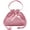 Pink, variant on Chinese Silk Brocade Bag Women Drawstring Cosmetic Storage Bag Makeup Pouch Lavender Spice Floral Satin Gift Packaging Bag Handle Bags