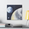 thumbnail image 4 of Moonlit Lunar View - Canvas, 4 of 10