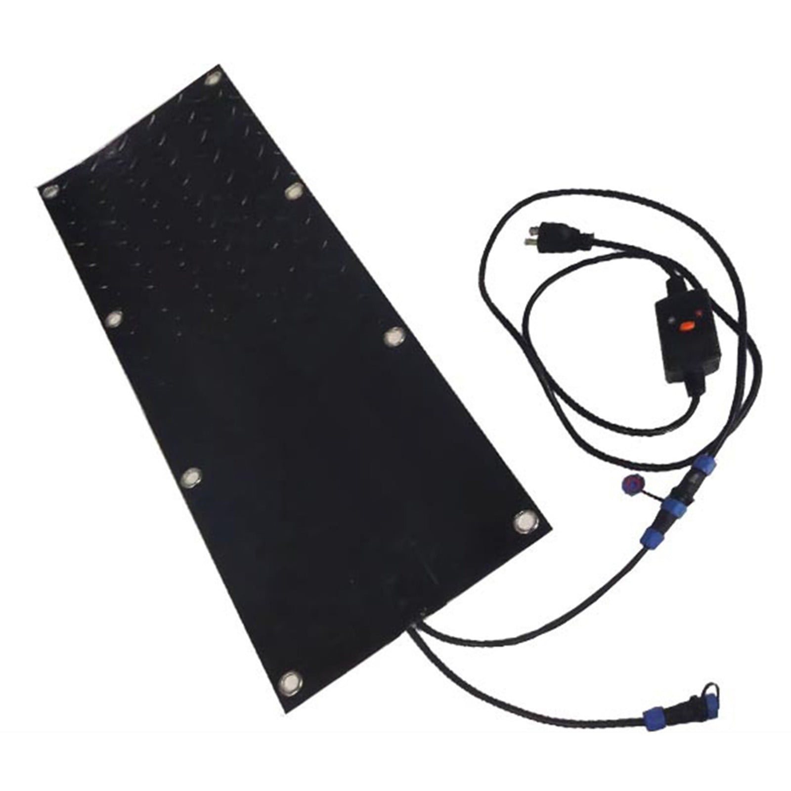 HeatTrak® Outdoor Snow & Ice Melting Heated Walkway Mat 1/2 Thick 2' x 15'  120 Volt Black