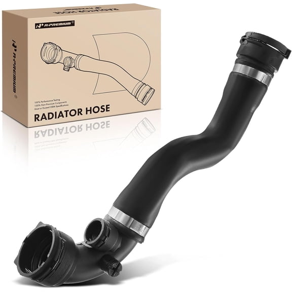 A-Premium Upper Radiator Coolant Hose Compatible with BMW X3 E83 2004 2005 2006, 2.5L 3.0L, Gas Sport Utility, Replace# 11533400207, 11 53 3 400 207