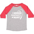 thumbnail image 3 of Inktastic I Hooked Pawpaw's Heart with Fishing Rod Boys or Girls Toddler T-Shirt, 3 of 5