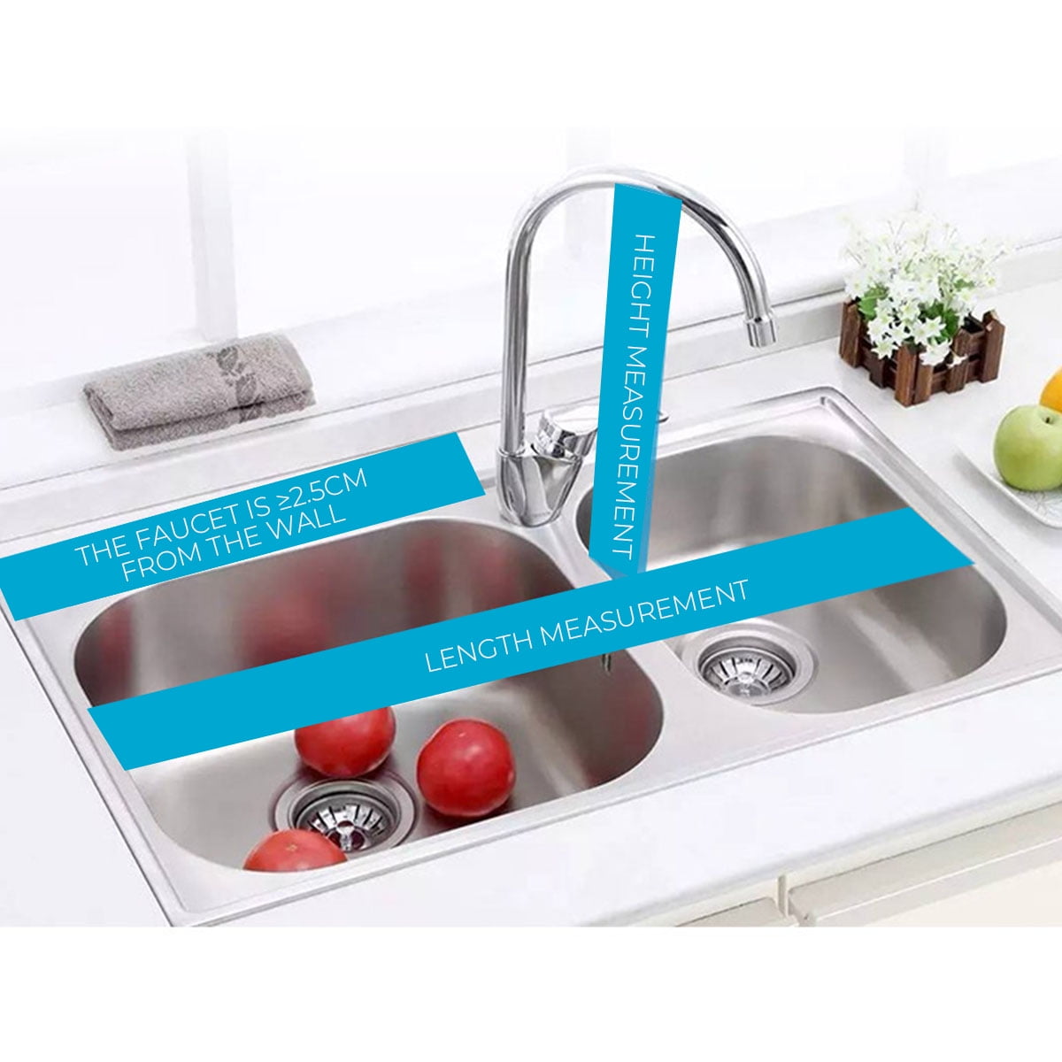  Over The Sink Dish Drying Rack Adjustable (32.6-37