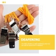 thumbnail image 2 of Miangastore 12 Pcs Sifflet de Survie Multifonctionnel en Fer pour Arbitre Enseignant Extérieur, 2 of 9