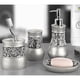 thumbnail image 2 of Set de accesorios de baño Creative Scents Cristal craquelado plateado, 2 of 7
