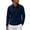 Navy, variant on FchengtaiS Men's Long Sleeve Golf Shirts 3-Button Turndown Collar T-Shirts Fall Winter Casual Athletic Workout Tops