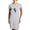 Heather Gray, variant on - Unicorn Space Pattern - Women's Nightshirt