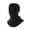 Black, variant on Xijirk Polar Balaclava Hood with Drawstring Adjustable Full Face Neck Wrap Windproof Thermal Headgear for Skiing Cycling Motorcycling Winter Outdoor Sports,Black,One Size