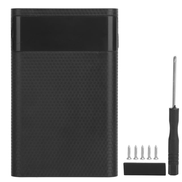 Caja de energía de batería 18650, estuche protector de almacenamiento de batería portátil para carga rápida, 4 Uds.