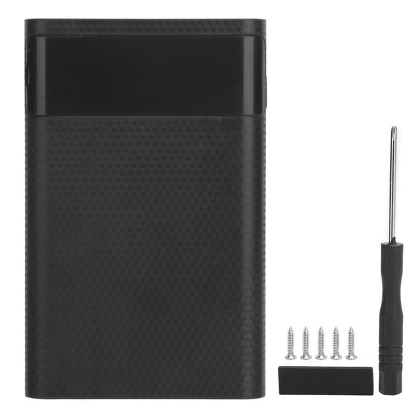 Oubit Battery Charger Box,4Pcs 18650 Battery Power Slot Power Bank Slot Battery Charger Elevated Design