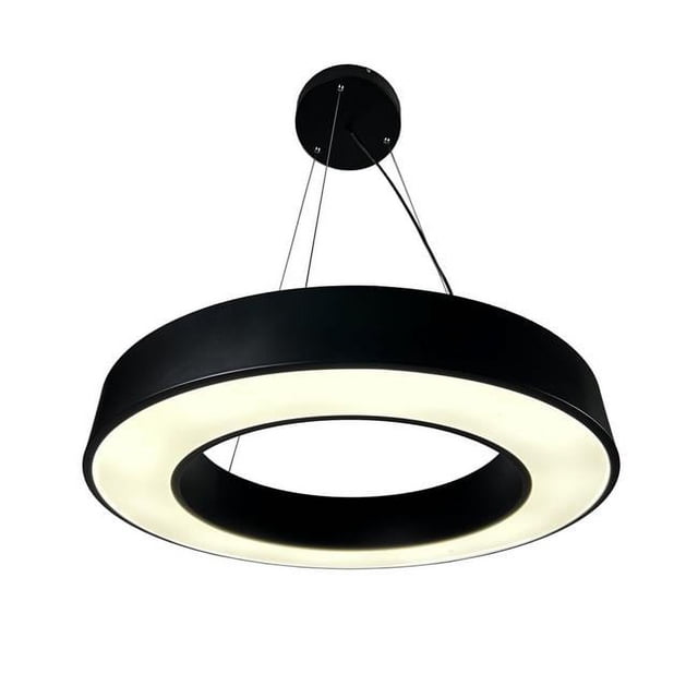 EQLight EQ-P-LYB32-B Yatziri Bold 72 Watts Intégré LED Noir 32' Pendentif Circulaire