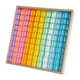 thumbnail image 4 of Juego de bloques de construcción con forma de cubo y caja de madera para apilar. 100 piezas, 4 of 9
