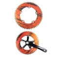 thumbnail image 3 of Rueda de cadena shamjiam BCD130 Naranja 56T Plato de bicicleta plegable, 3 of 9