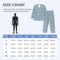 thumbnail image 4 of Sikiie Turtle Mens Pajama Set, Soft Warm Long Sleeve Sleepwear, Cozy Button-Down Pjs for Men-Large, 4 of 7