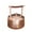 Style B, variant on LOVIVER 1.2 Liter Solid Copper Tea Pot Kettle 5.5x7.4inch Traditional for Gas Electric Stoves Multipurpose Handcrafted Thick Hammered A