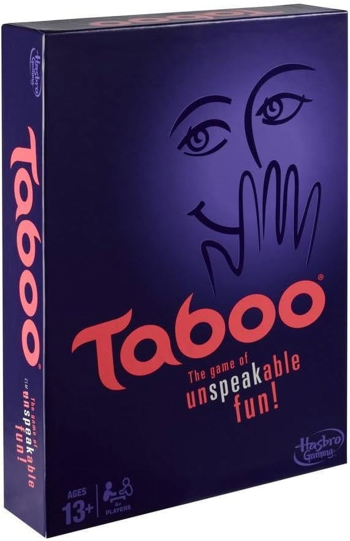 Taboo Board Game, Guessing Game for Families and Kids Ages 13 and Up, 4 or More Players