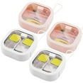thumbnail image 3 of KEINXS 4Pcs Hair Tie Organizer Portable Travel Qtip Holder Small Hair Accessory Storage Containers Hanging Hair Clip Organizer Box for Rings Earrings Hair Ropes Cotton Swab Hair Pin, 3 of 11