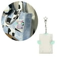 thumbnail image 2 of Acrylic Photocard Holder,Wing Credit Card Sleeve Pendant Keychain Badge Holder for Student Card Identity Card Gifts, 2 of 9