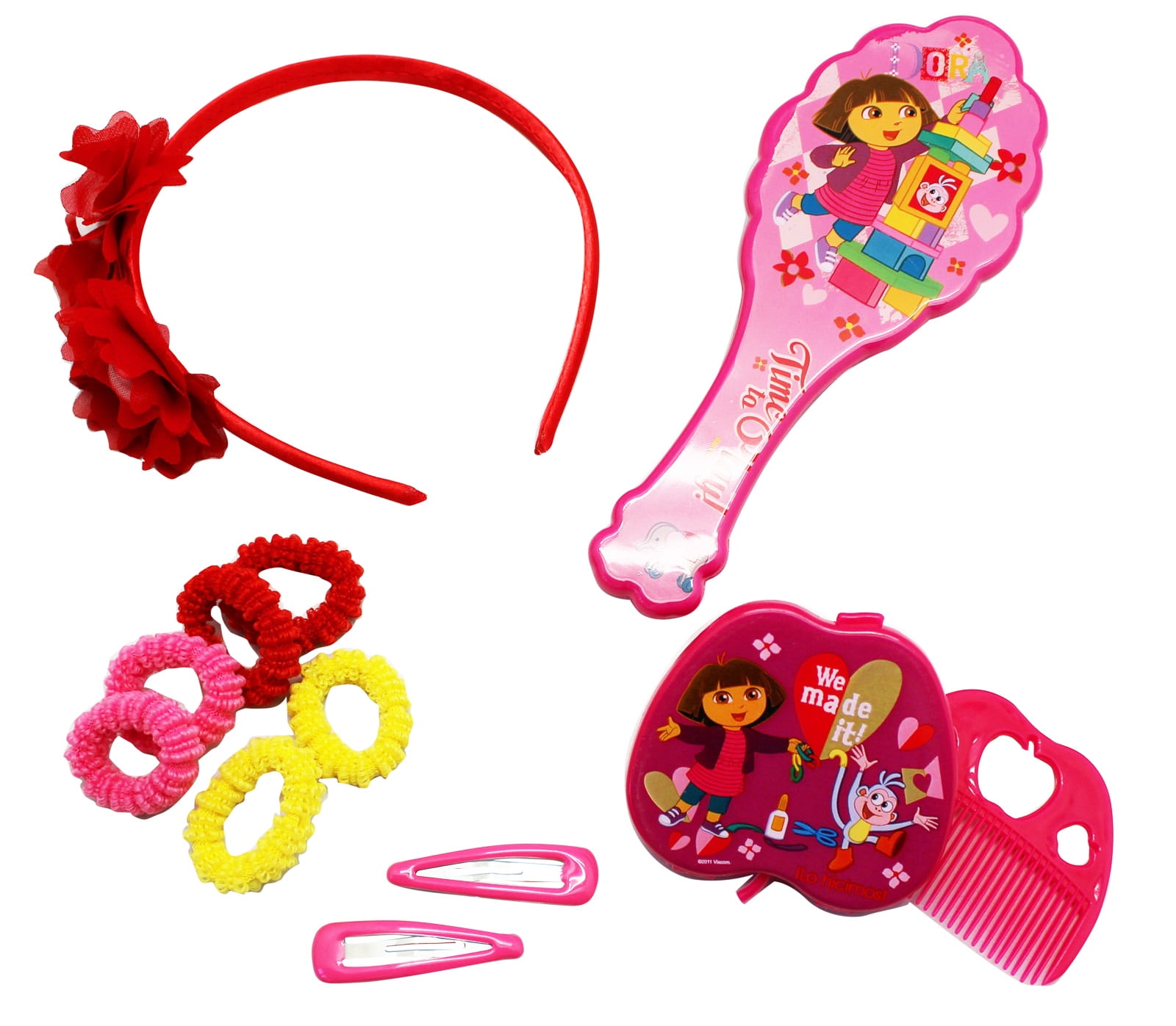 Dora the Explorer Assorted Accessory Hair Care Set ( - Walmart.com