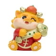 thumbnail image 2 of Baoblaze Cartoon Dragon Statue Car Dashboard Decor Table Sculpture Miniature Figurine for F, 2 of 8