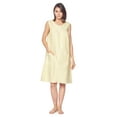 thumbnail image 5 of Casual Nights Women's Zipper Front House Dress Sleeveless Seersucker Housecoat Duster Lounger, 5 of 5