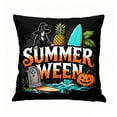 thumbnail image 2 of Halloween Decor for Home, Witch Decorations Outdoor, Halloween Witch Decor, Throw Pillow Cover, 18X18 Inch Breathable Linen Double-Sided Printed Cushion Case, Summer Themed Spooky, 2 of 7