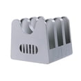 thumbnail image 5 of Black Plastic Pot Lid Organizer for Cabinet, Space-Saving Lid Holder for Pans and Pots, 13x13cm, 5 of 9