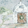 thumbnail image 3 of Ebert, Roey 12x12 Black Modern Framed Museum Art Print Titled - The White Barn, 3 of 5