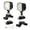 Black, variant on 2Pcs Multifunctional Shoe Lights Clip on Clog Headlamp Shoe Decoration Headlights Flashlight Attachment