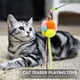 thumbnail image 5 of Palo interactivo para gatos con bolas, campanas, varita de plumas para gato, teaser, recept Irfora Palo interactivo, 5 of 7