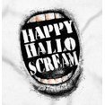 thumbnail image 2 of Happy Halloween Spooky Scream Pun Womens Fitted Plus Size Graphic Tee Brisco Brands 2X, 2 of 5