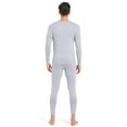 thumbnail image 2 of MANIFIQUE Thermal Underwear for Men Set Crewneck Ultra Thin Long Johns Top & Bottom Set, 2 of 6