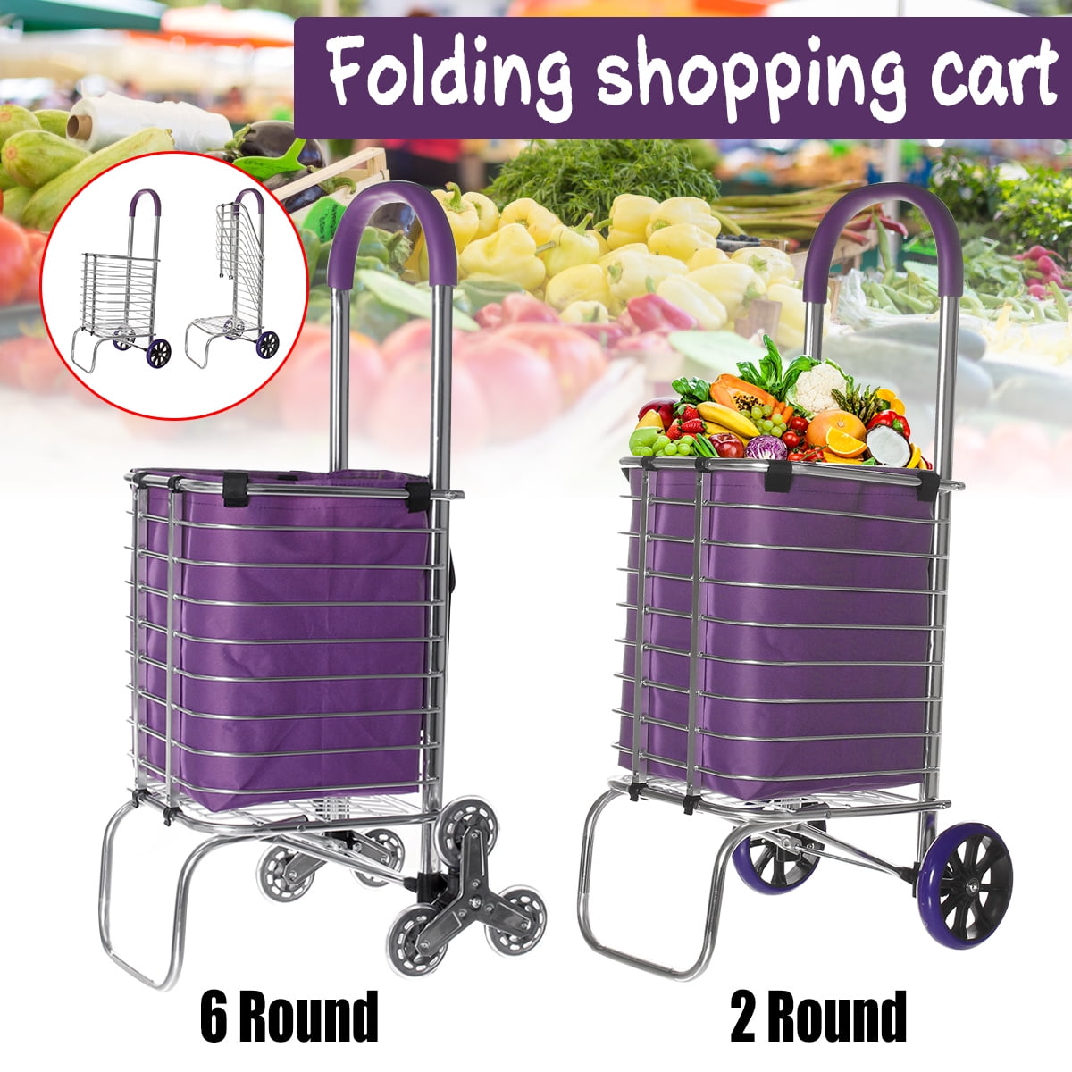 folding luggage cart walmart