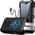 thumbnail image 1 of Banco de Energía Solar Sudrov W33A 42800mAh con 4 Puertos, 1 of 7