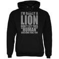 thumbnail image 1 of Halloween Human Lion Costume Black Adult Hoodie, 1 of 1